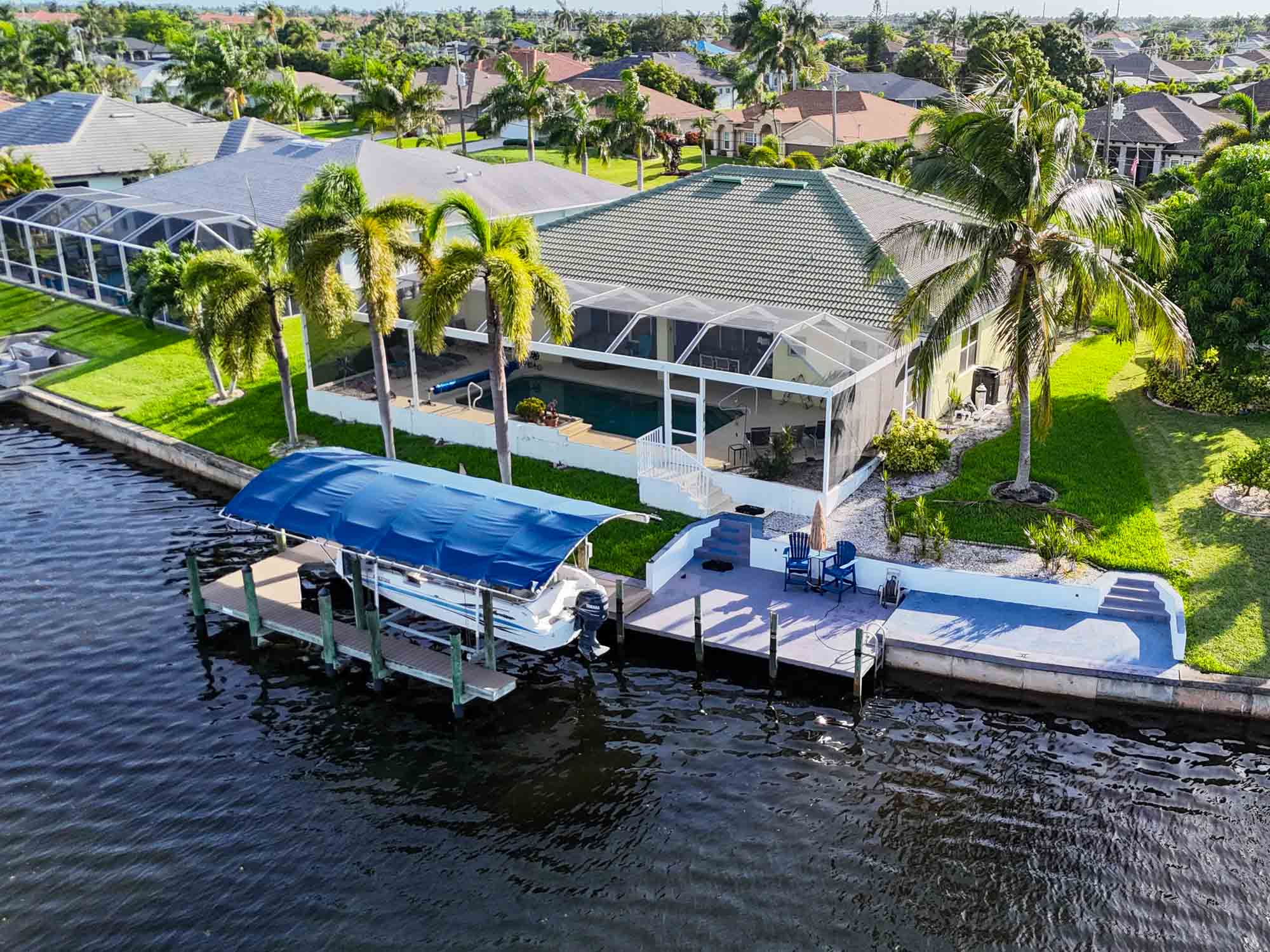 Villa Vito, Gulf Access, Pool, Dock & Office - Bild 71
